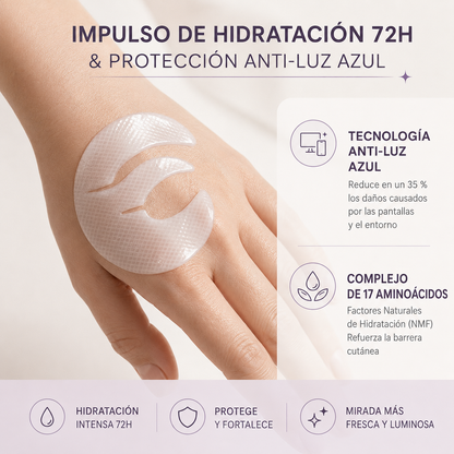 Parches Ojos 360° — Biocolágeno, Péptidos & Vitamina C