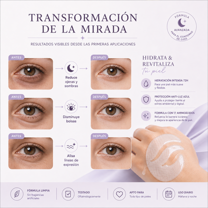 Parches Ojos 360° — Biocolágeno, Péptidos & Vitamina C