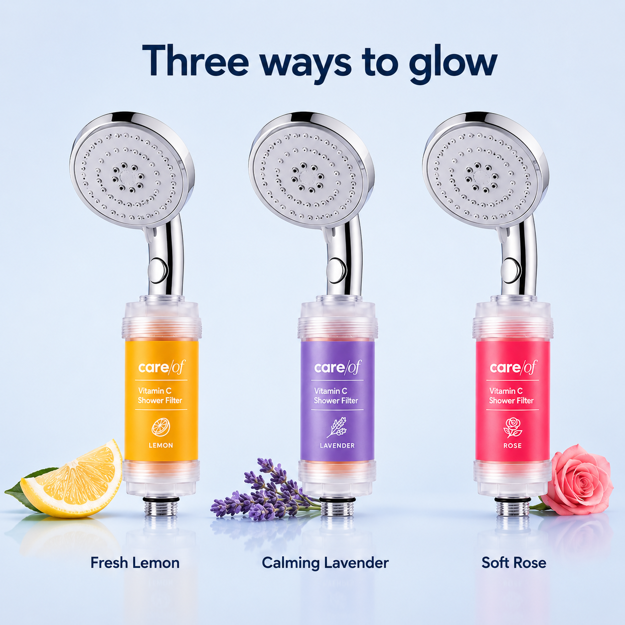 Glow Filter Showerhead — Oil+ Vitamin C K-Beauty Ritual