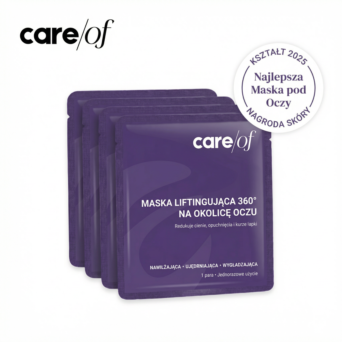 Masque pour les yeux au bio-collagène, complexe peptidique et vitamine C