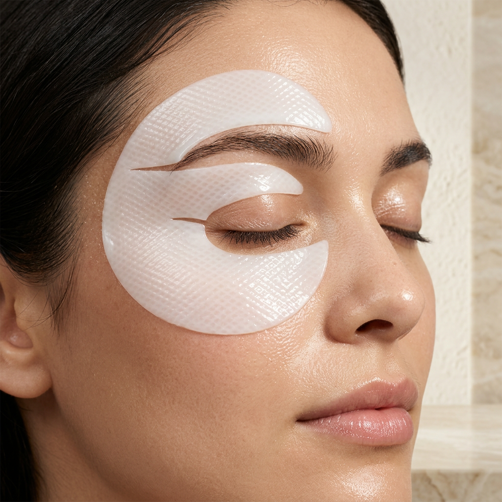 Masque Contour des Yeux 360° — Bio-Collagène, Peptides & Vitamine C