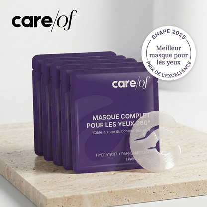 Masque Contour des Yeux 360° — Bio-Collagène, Peptides & Vitamine C